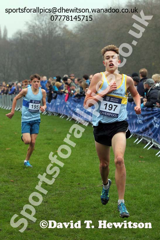Boys under-15s European Cross Country Trials, Sefton Park, Liverpool. Photo: David T. Hewitson/Sports for All Pics